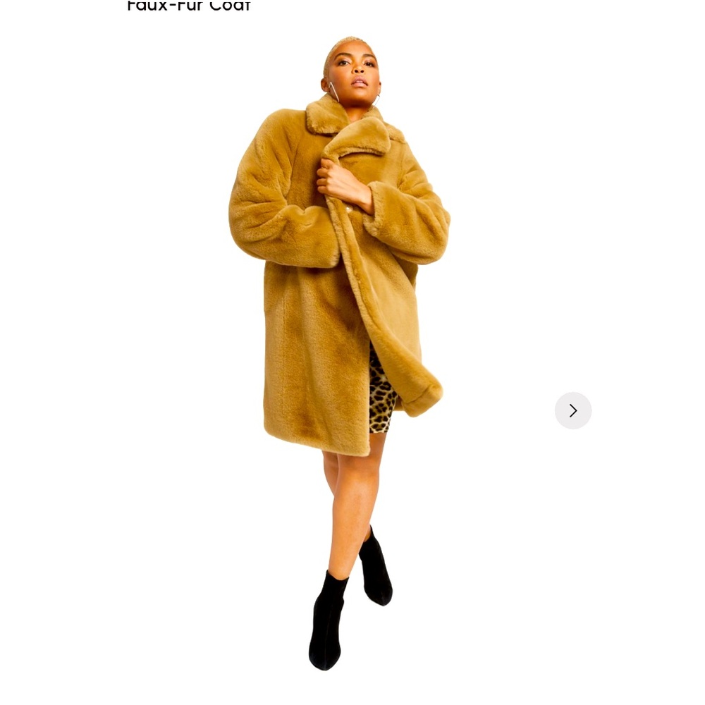 NEW Faux-Fur Teddy Bear Coat